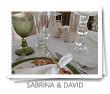 mesa&afins - Casamento: Sabrina & David